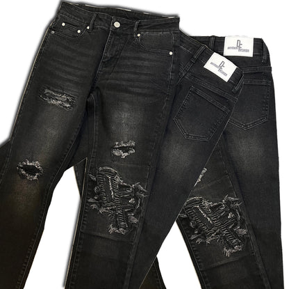 DF STAMPED JEANS